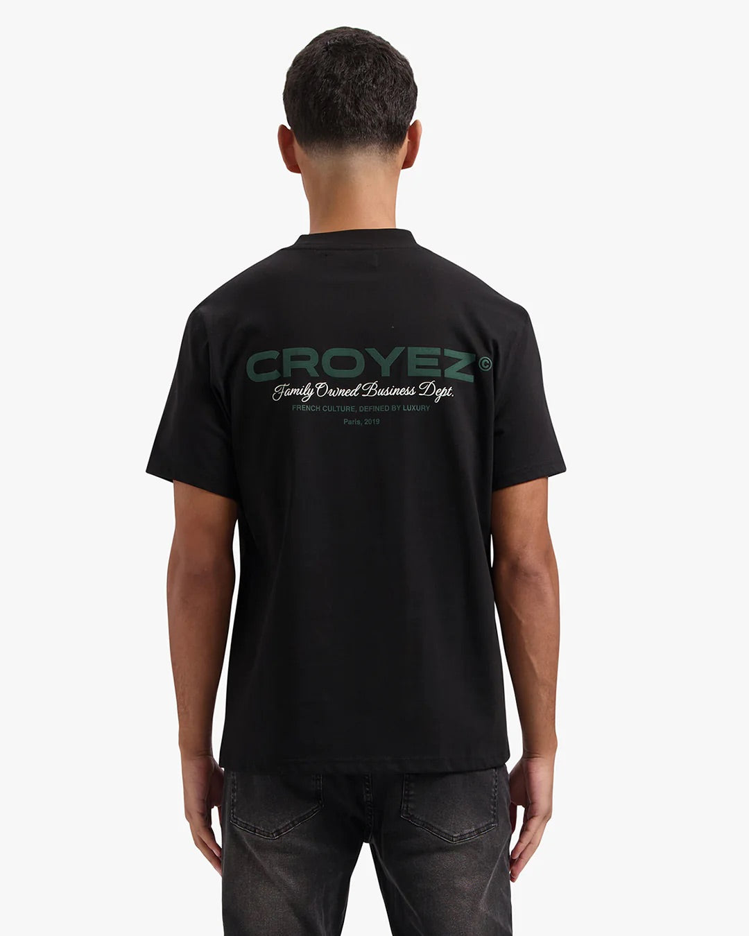 CROYEZ | FAMILY OWNED BUSINESS T-SHIRT - BLACK