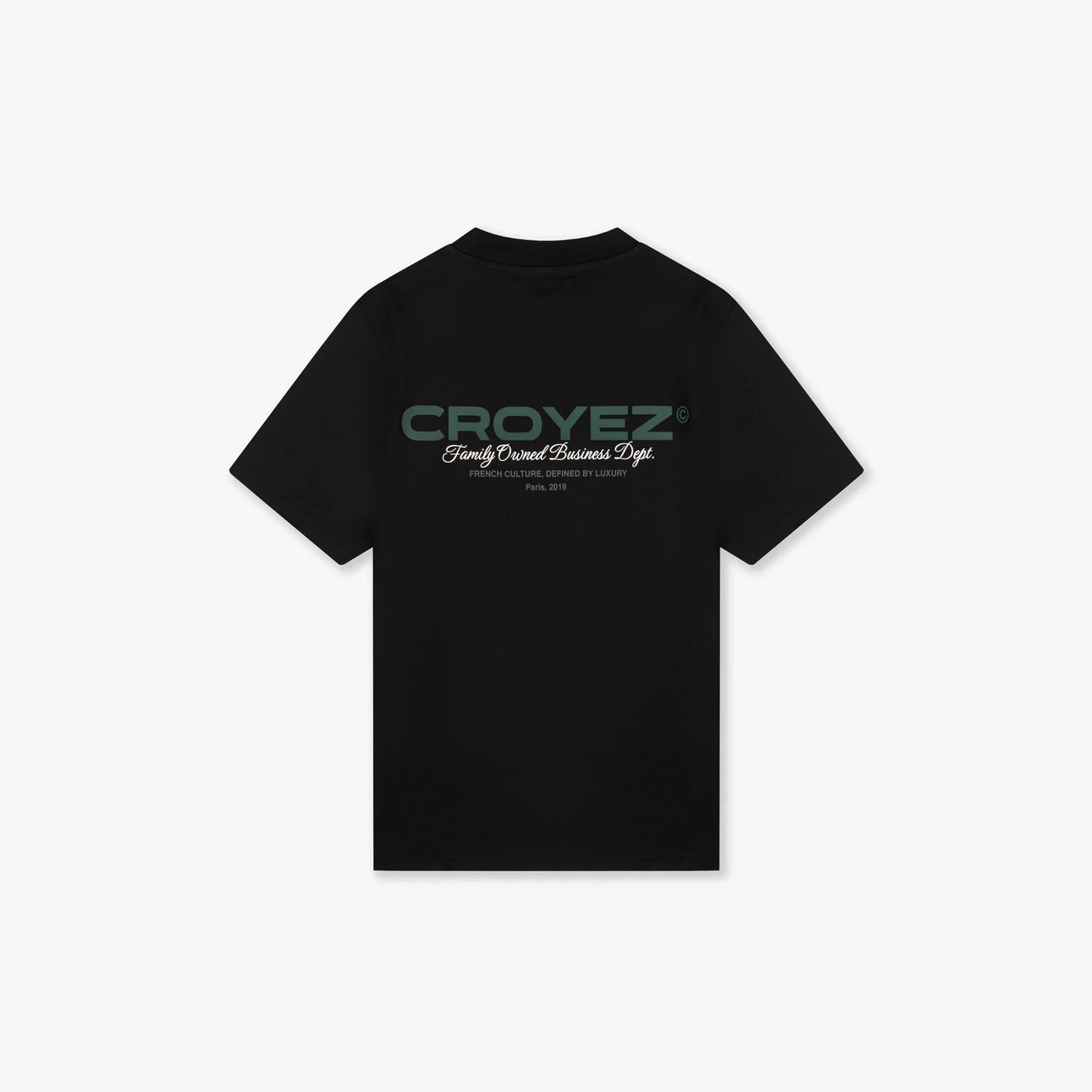 CROYEZ | FAMILY OWNED BUSINESS T-SHIRT - BLACK