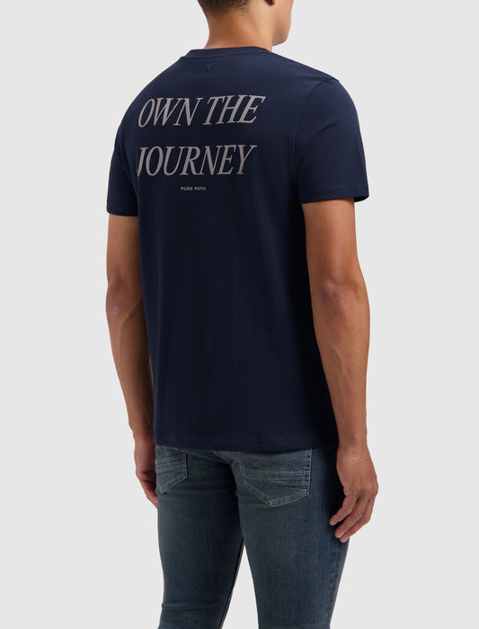 PURE PATH | Own The Journey T-Shirt - Navy