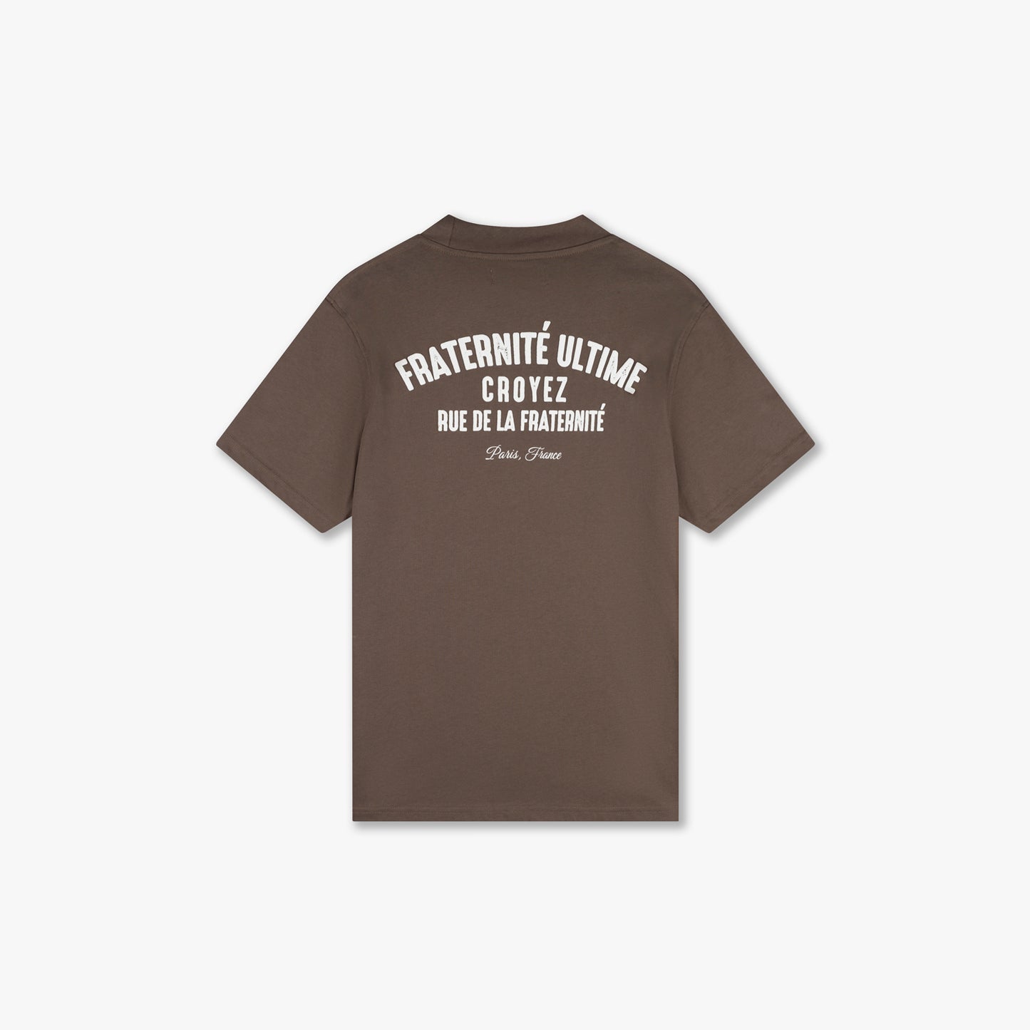 CROYEZ | FRATERNITÉ ULTIME T-SHIRT - BROWN