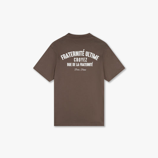 CROYEZ | FRATERNITÉ ULTIME T-SHIRT - BROWN