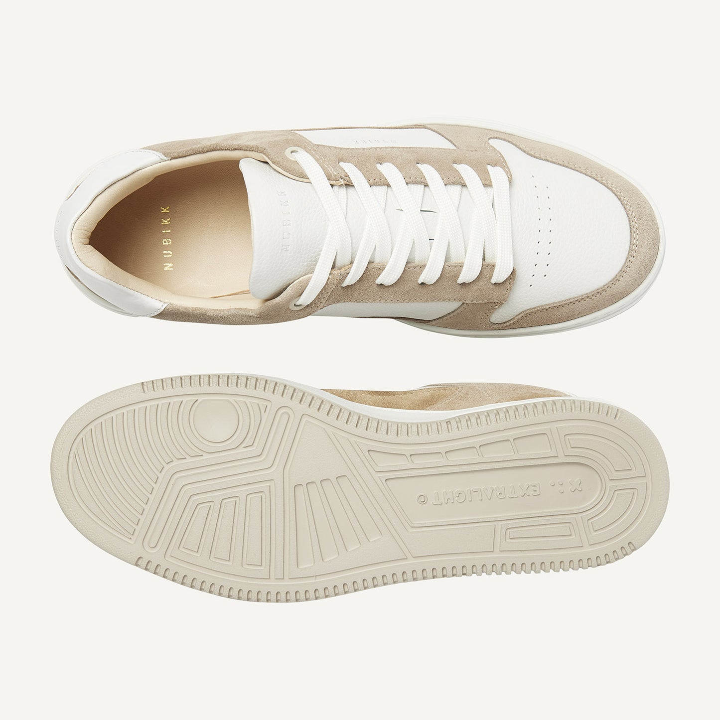 NUBIKK | BASKET COURT - SAND/WHITE