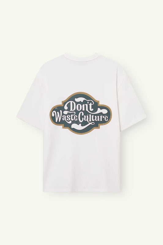 DON'T WASTE CULTURE | JOVITA T-SHIRT - WHITE